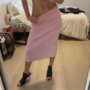Elegant Pink Women's Skirt